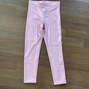 Old Navy Shimmering Pink Kids Leggings